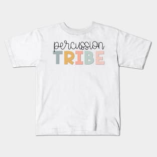 Percussion Tribe Muted Pastels Kids T-Shirt